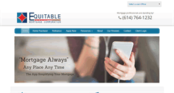 Desktop Screenshot of equitablemortgage.com